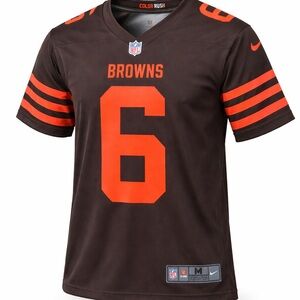Nike Browns Mayfield #6 Color Rush Jersey Brown Men’s Medium NFL